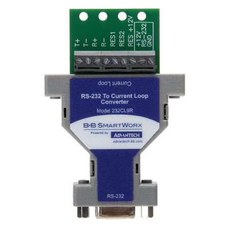 Port-powered RS-232 To Current Loop Converter Advantech BB-232CL9R